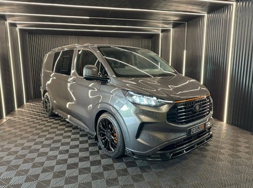 Side window, right, privacy, with front to rear slider, Ford Transit Custom 23-> / VW T7