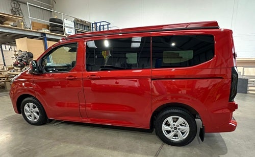 Side window, right, privacy, with front to rear slider, Ford Transit Custom 23-> / VW T7