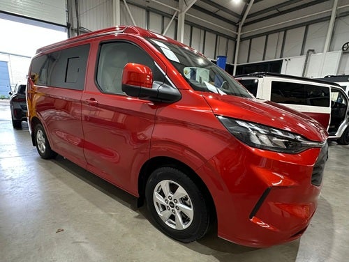 Side window, right, privacy, with front to rear slider, Ford Transit Custom 23-> / VW T7